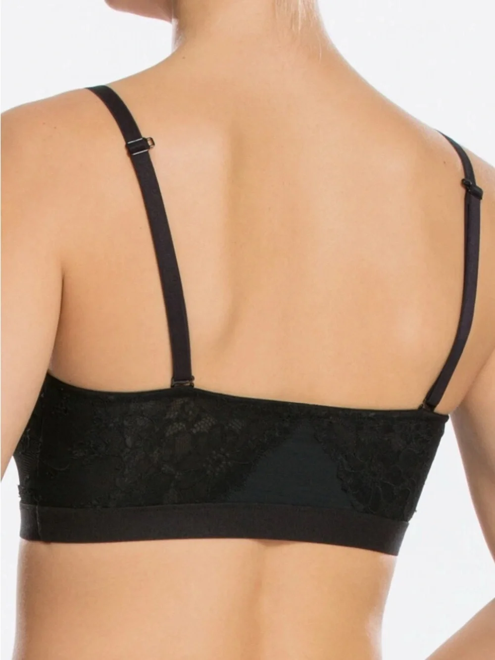 SPANX Women's Spotlight on Lace Bralette Black Size 2X